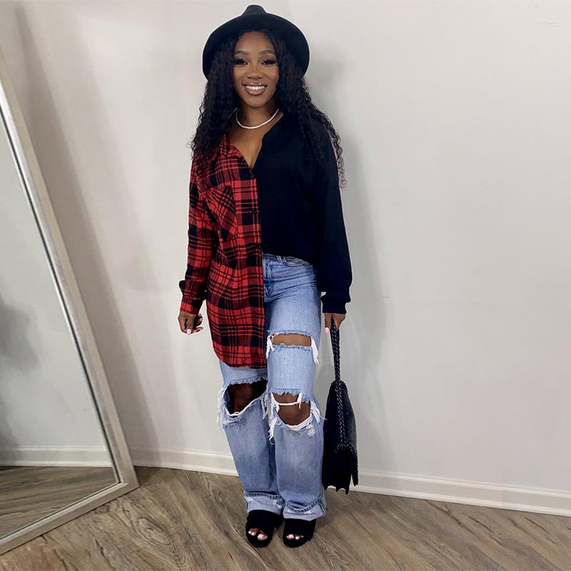 Women' Blouses Autumn Fashion Women Plaid Patchwork Shirts With Sashes Chic Checked Blouse Long Sleeve Female Casual Loose Tops Blusas, Khaki
Women' Blouses Autumn Fashion Women Plaid Patchwork Shirts With Sashes Chic Checked Blouse Long Sleeve Female Casual Loose Tops Blusas, Khaki