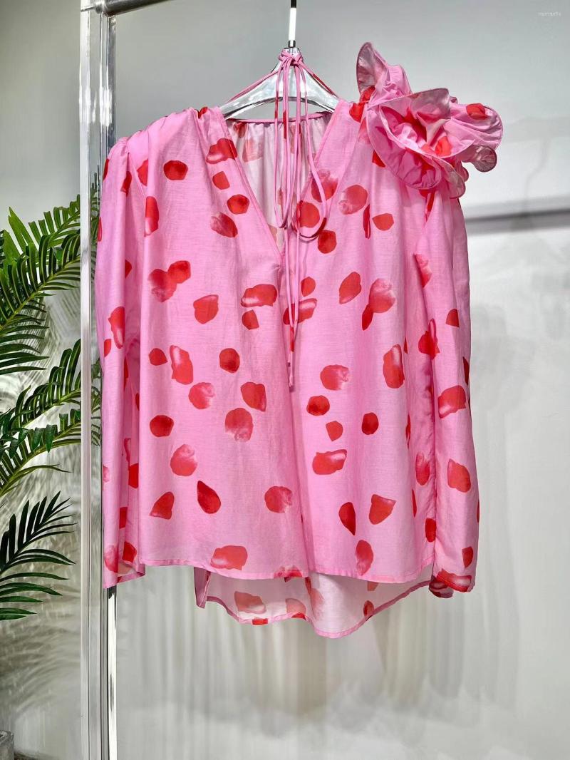 Women' Blouses Fyion Fashion Luxury Blouse 2022 Summer Spring Design Women Runway Print High Quality Pink Short
Women' Blouses Fyion Fashion Luxury Blouse 2022 Summer Spring Design Women Runway Print High Quality Pink Short