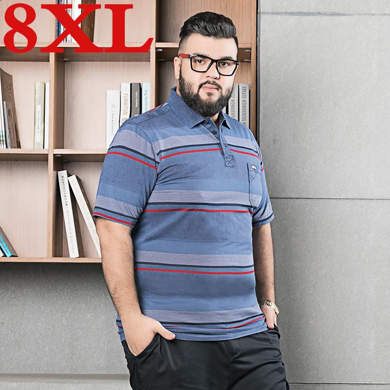 Men's Polos Plus Size 8XL 7XL 2022 6XL 5XL Fashion Stripe Men Brand Clothing Short Sleeve Male Casual Polo Shirts
Men's Polos Plus Size 8XL 7XL 2022 6XL 5XL Fashion Stripe Men Brand Clothing Short Sleeve Male Casual Polo Shirts