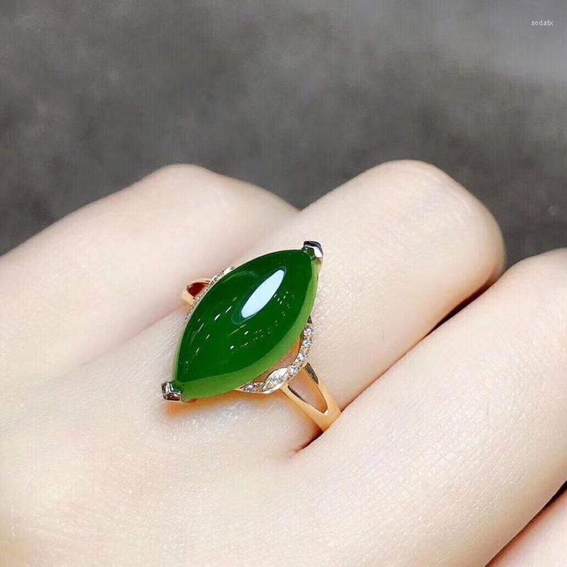 Cluster Rings BLACK ANGEL 2022 Olives Shaped 24K Gold Green Chalcedony Adjustable Ring For Women Fashion Wedding Jewelry Christmas Gift
Cluster Rings BLACK ANGEL 2022 Olives Shaped 24K Gold Green Chalcedony Adjustable Ring For Women Fashion Wedding Jewelry Christmas Gift