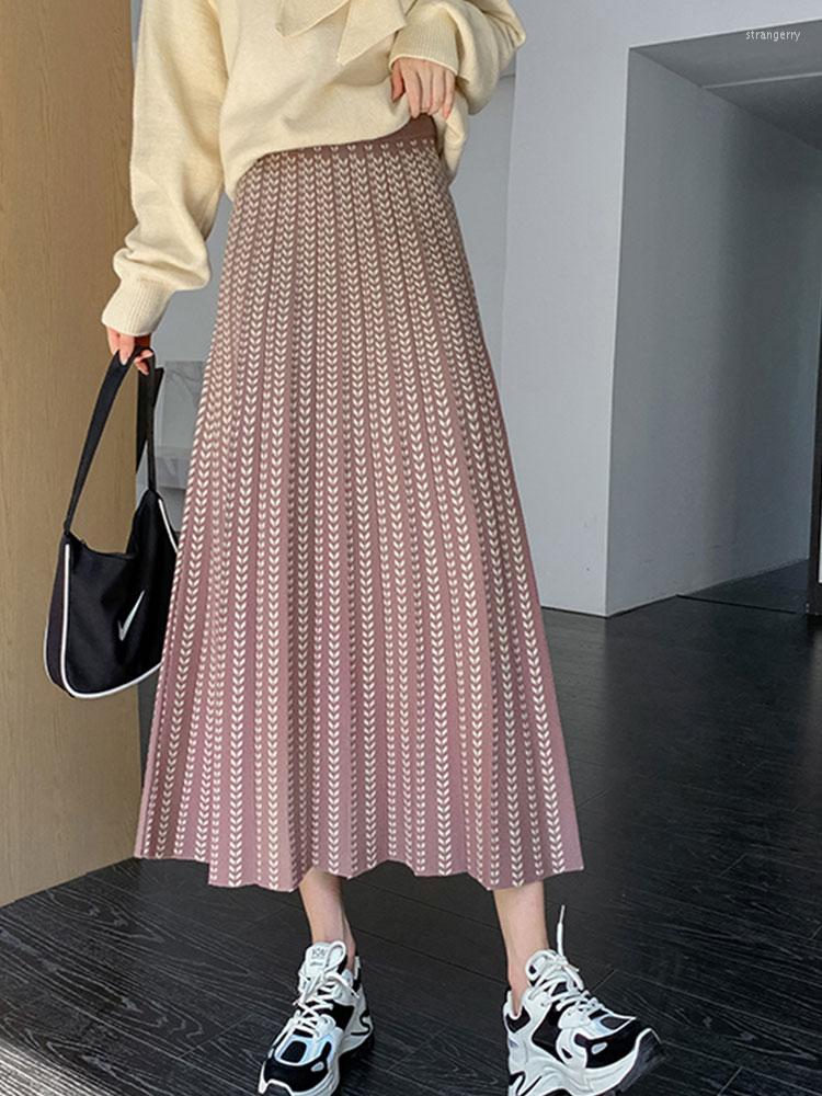 Skirts TIGENA Fashion Printed Knitted Long Skirt Women 2022 Autumn Winter Vintage Elegant A Line High Waist Mid-length Female, Black
Skirts TIGENA Fashion Printed Knitted Long Skirt Women 2022 Autumn Winter Vintage Elegant A Line High Waist Mid-length Female, Black