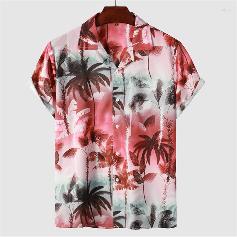 Men's Casual Shirts 2022 Hawaiian Shirt Hip Hop Streetwear Coconut Tree Print Contrast Color Blouse Men Summer Harajuku Loose Short Sleeve, Pink
Men's Casual Shirts 2022 Hawaiian Shirt Hip Hop Streetwear Coconut Tree Print Contrast Color Blouse Men Summer Harajuku Loose Short Sleeve, Pink