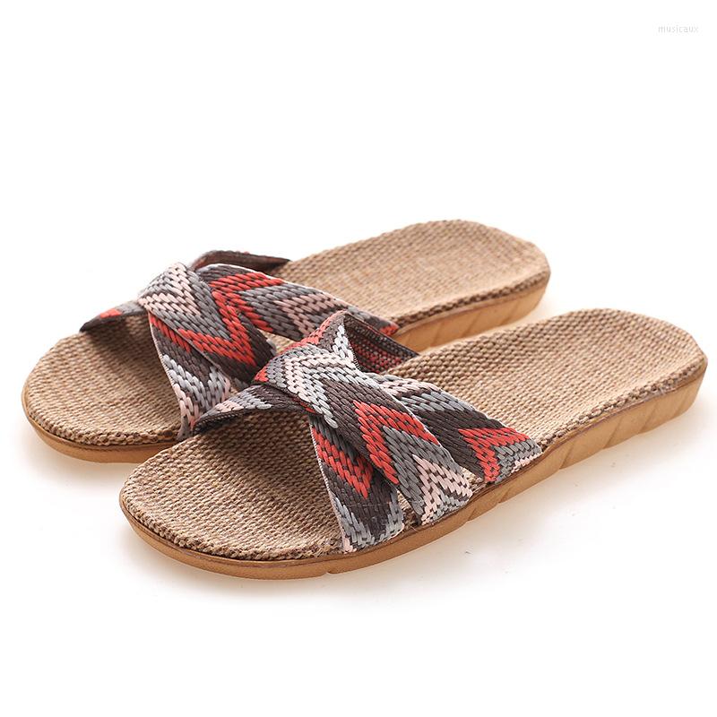 Slippers Multicolor Flax For Women 2022 Summer Indoor Shoes Home Casual Slides Cross Blet Ladies Flip Flops Sandals, Black
Slippers Multicolor Flax For Women 2022 Summer Indoor Shoes Home Casual Slides Cross Blet Ladies Flip Flops Sandals, Black