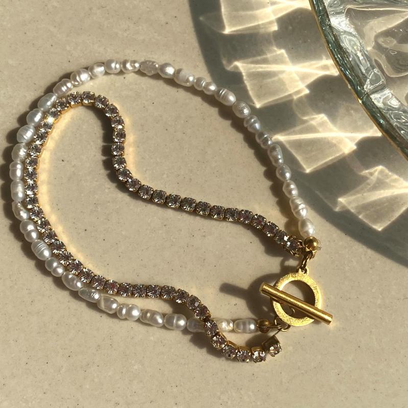 Link Bracelets Dasein ACC Fashion Custom 18k Gold Plated High Quality Freshwater Pearls Ot Color Retention
Link Bracelets Dasein ACC Fashion Custom 18k Gold Plated High Quality Freshwater Pearls Ot Color Retention