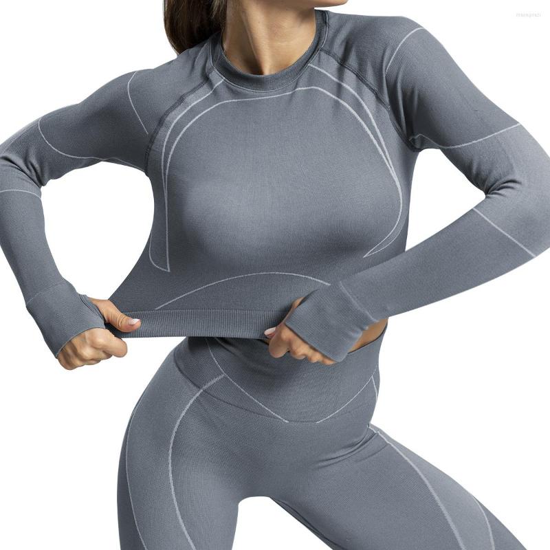 Active Sets Women Sport Suit Yoga Set Gym Workout Clothes Long Sleeve Fitness Crop Top High Waist Energy Seamless Leggings, Black
Active Sets Women Sport Suit Yoga Set Gym Workout Clothes Long Sleeve Fitness Crop Top High Waist Energy Seamless Leggings, Black