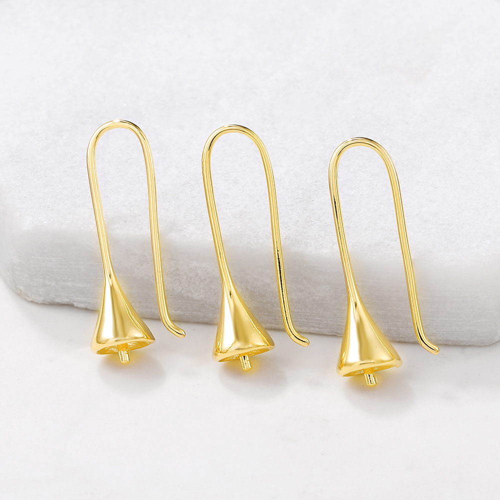 18K Gold Plated 8x25mm Earring Hooks U Shape French Ear Wires DIY Earrings Making Supplies Wholesale
18K Gold Plated 8x25mm Earring Hooks U Shape French Ear Wires DIY Earrings Making Supplies Wholesale