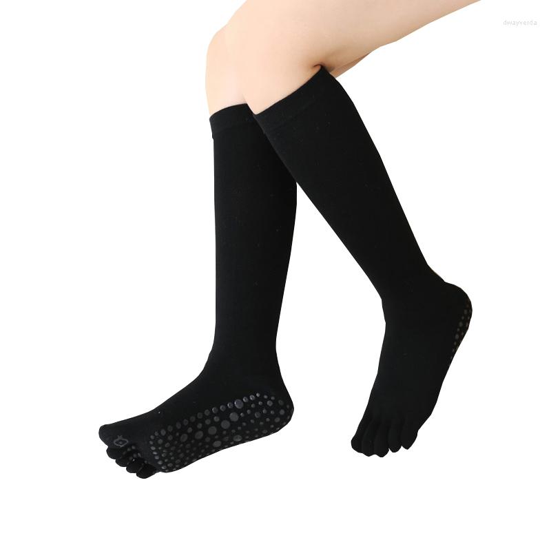 Athletic Socks Women's Yoga Cotton Absorb Sweat Anti-slip Sports Sock Sping Medium Thickness Pilates Training Under-knee Five Toe, Black
Athletic Socks Women's Yoga Cotton Absorb Sweat Anti-slip Sports Sock Sping Medium Thickness Pilates Training Under-knee Five Toe, Black
