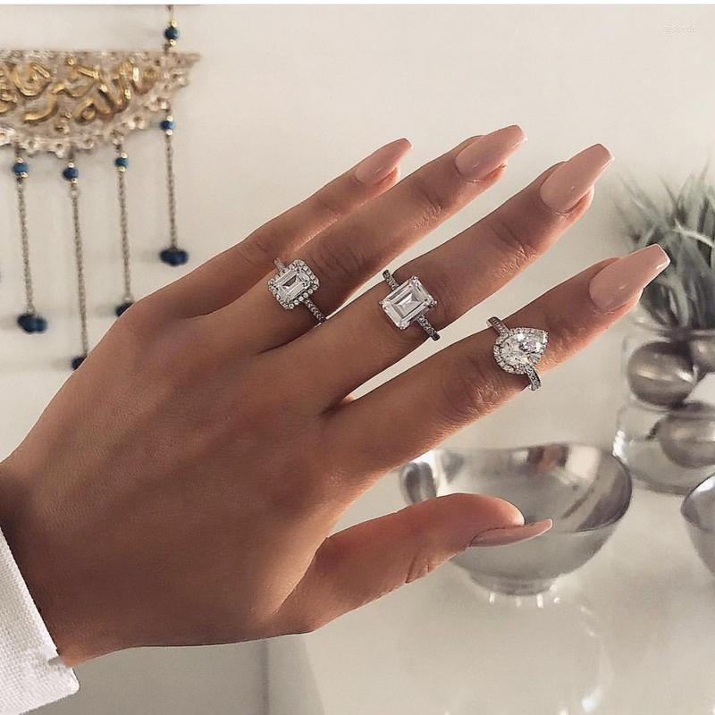 Wedding Rings 9 Style Luxury Ring Silver Color Promise Lab Zircon Cz Engagement Band For Women Bridal Jewelry Gift
Wedding Rings 9 Style Luxury Ring Silver Color Promise Lab Zircon Cz Engagement Band For Women Bridal Jewelry Gift