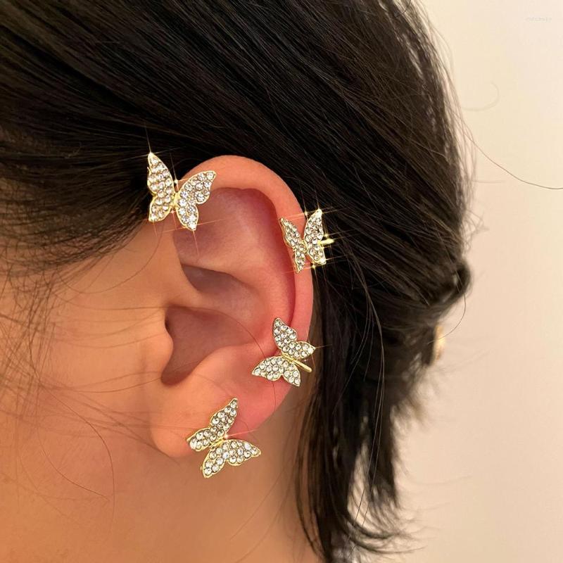 Backs Earrings Dckazz Delicate Butterfly Metal Clip Earring Texture Cute Zircon Girl Party Ear Cuff Non Piercing Jewelry Korean Trendy
Backs Earrings Dckazz Delicate Butterfly Metal Clip Earring Texture Cute Zircon Girl Party Ear Cuff Non Piercing Jewelry Korean Trendy