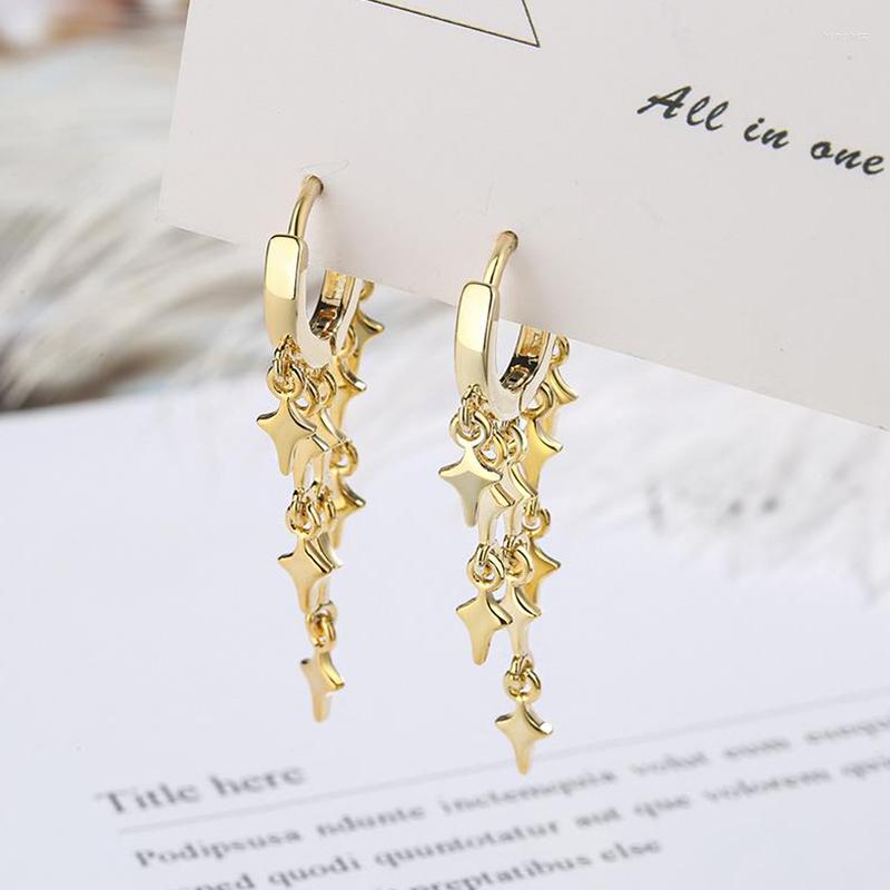 Hoop Earrings Tiny Star Long Tassels Pendant Small Gold Silver Color Loop Ear Accessories Fashion Jewelry Gift For Women Girls
Hoop Earrings Tiny Star Long Tassels Pendant Small Gold Silver Color Loop Ear Accessories Fashion Jewelry Gift For Women Girls