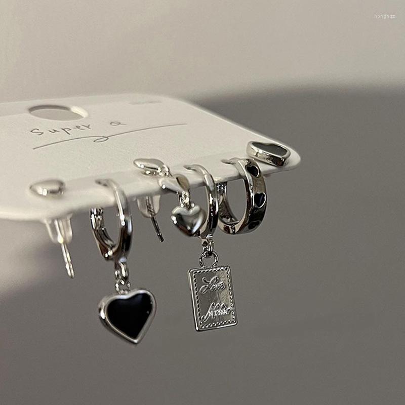 Hoop Earrings Kpop Silver Color Metal Tassel Chain Love Heart Earring Irregular Geometric For Women Gifts Jewelry 6pcs Set
Hoop Earrings Kpop Silver Color Metal Tassel Chain Love Heart Earring Irregular Geometric For Women Gifts Jewelry 6pcs Set