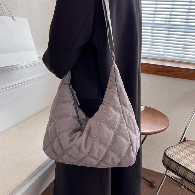 Evening Bags Winter Quilted Fashion Padded Nylon Women Shoulder Bag Space Pad Down Cotton Shopper Crossbody Lady Female Hobo Handbags, White
Evening Bags Winter Quilted Fashion Padded Nylon Women Shoulder Bag Space Pad Down Cotton Shopper Crossbody Lady Female Hobo Handbags, White