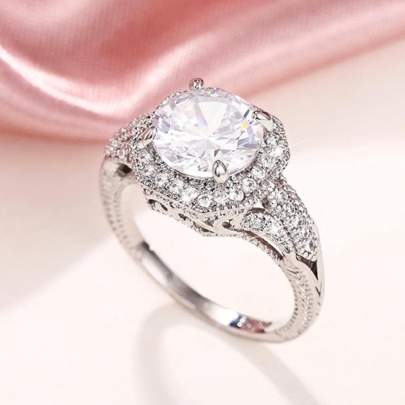 Wedding Rings CAOSHI Delicate Lady Bands With Shiny Crystal Graceful Accessories For Engagement Ceremony Trendy Timeless Proposal Ring
Wedding Rings CAOSHI Delicate Lady Bands With Shiny Crystal Graceful Accessories For Engagement Ceremony Trendy Timeless Proposal Ring