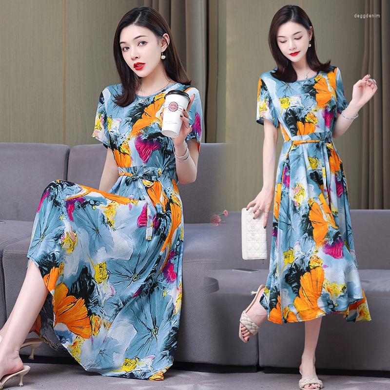Party Dresses ZXRYXGS 2022 Fashion Summer Dress Temperament Elegant Printing Trend Women's Clothing Mid-length Women, Picture color 19
Party Dresses ZXRYXGS 2022 Fashion Summer Dress Temperament Elegant Printing Trend Women's Clothing Mid-length Women, Picture color 19