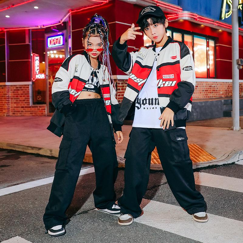 Stage Wear Kid Hip Hop Clothing Baseball Jacket Top Casual Street Jogger Pants For Girl Boy Jazz Dance Costume Clothes, Top pants suit
Stage Wear Kid Hip Hop Clothing Baseball Jacket Top Casual Street Jogger Pants For Girl Boy Jazz Dance Costume Clothes, Top pants suit