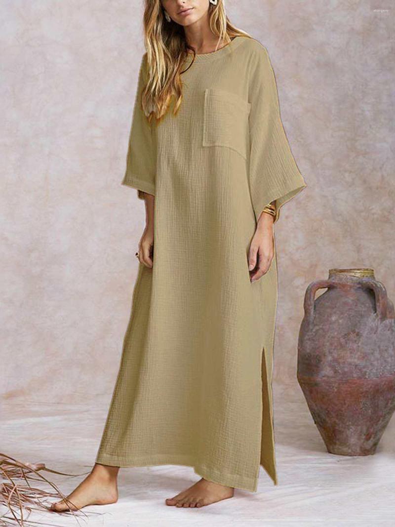 Casual Dresses VONDA 2022 Vintage Autumn Maxi Dress Women Baggy Split Hem Long Vestido Robe Femme Solid Cotton Party Sundress Oversize, Black
Casual Dresses VONDA 2022 Vintage Autumn Maxi Dress Women Baggy Split Hem Long Vestido Robe Femme Solid Cotton Party Sundress Oversize, Black