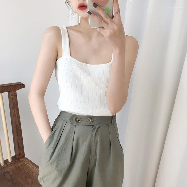 Women's Tanks 2022 Summer Fashion Contrast Color Tank Top Women Casual Fitness Clothing Off Shoulder Crop Camisole Knitted Tops, Black
Women's Tanks 2022 Summer Fashion Contrast Color Tank Top Women Casual Fitness Clothing Off Shoulder Crop Camisole Knitted Tops, Black