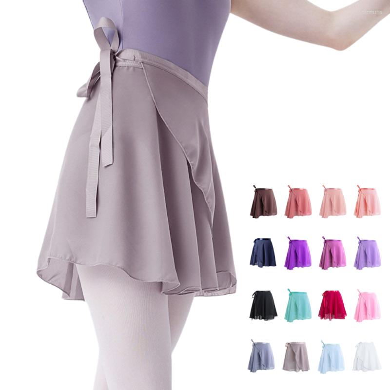Stage Wear 18 Color Ballet Dance Skirts Chiffon Pettiskirts Girl Tulle Skirt Pull-On Wrap Pleated With Adjustable Band
Stage Wear 18 Color Ballet Dance Skirts Chiffon Pettiskirts Girl Tulle Skirt Pull-On Wrap Pleated With Adjustable Band