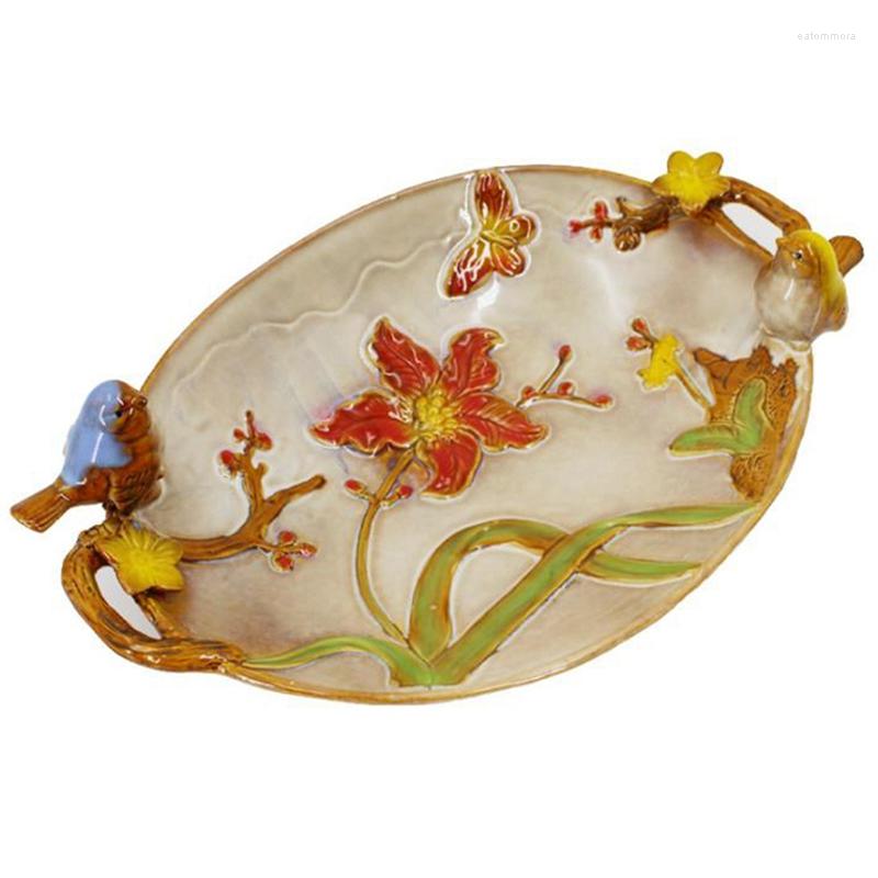 Jewelry Pouches Creative Home Decoration Handicraft Ceramic Ornaments Storage Key Tray Fruit Gifts El Supplies
Jewelry Pouches Creative Home Decoration Handicraft Ceramic Ornaments Storage Key Tray Fruit Gifts El Supplies