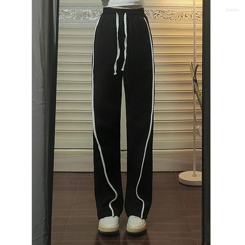 Women's Pants Y2K Black Fashion Bell-bottom Long Casual Sport Women Outfits For Harajuku Vintage Bottoms Sweatpants Trousers, Black spring thin
Women's Pants Y2K Black Fashion Bell-bottom Long Casual Sport Women Outfits For Harajuku Vintage Bottoms Sweatpants Trousers, Black spring thin