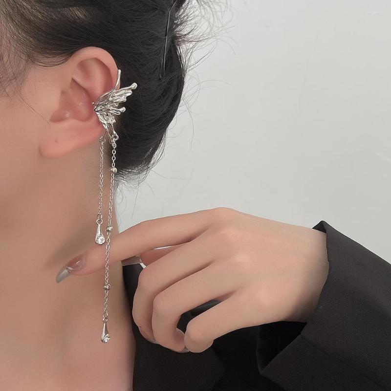 Backs Earrings Women's Ear Clip Super Fairy Butterfly Tassel Long Bone Without Pierced Jewelry Wholesale
Backs Earrings Women's Ear Clip Super Fairy Butterfly Tassel Long Bone Without Pierced Jewelry Wholesale