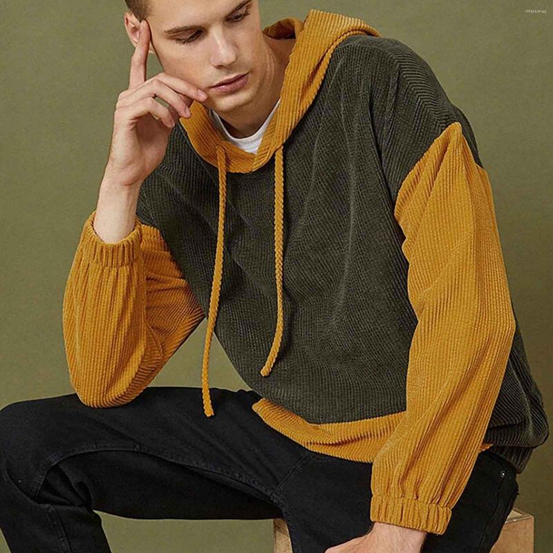 Men' Hoodies Sweatshirts Men Hooded Pullover Fashion Corduroy Contrast Color Sweatshirt Top For Male Hoody, Blue
Men' Hoodies Sweatshirts Men Hooded Pullover Fashion Corduroy Contrast Color Sweatshirt Top For Male Hoody, Blue