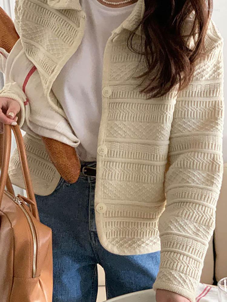 Women's Knits Korean Oversized Sweater Retro Long Sleeve Knitted Sweaters Loose Fit Tops Solid Cardigan 2022 Autumn/Winter Womens Clothes, Apricot
Women's Knits Korean Oversized Sweater Retro Long Sleeve Knitted Sweaters Loose Fit Tops Solid Cardigan 2022 Autumn/Winter Womens Clothes, Apricot
