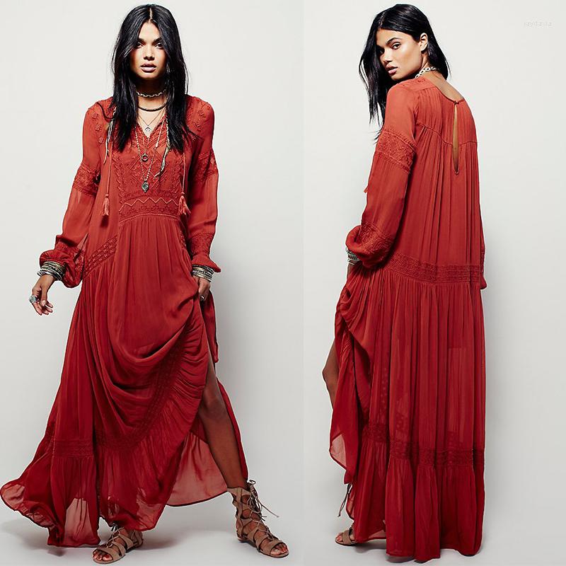 Casual Dresses Embroidery 2022 Summer Ethnic Hippie Boho People Maxi Robe Autumn Ladies Linen Dress Long Vestido Sleeve Clothes, Red
Casual Dresses Embroidery 2022 Summer Ethnic Hippie Boho People Maxi Robe Autumn Ladies Linen Dress Long Vestido Sleeve Clothes, Red