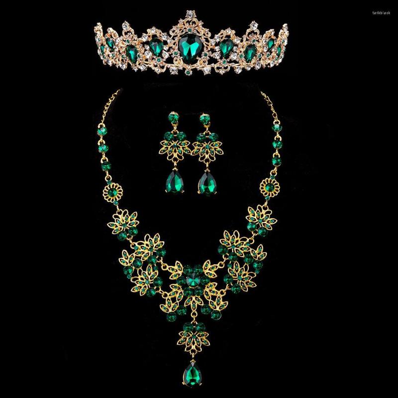 Necklace Earrings Set KMVEXO 3PCS Luxury Baroque Big Rhinestone Bridal Wedding Gold Crystal Crown Tiaras Statement, Picture shown
Necklace Earrings Set KMVEXO 3PCS Luxury Baroque Big Rhinestone Bridal Wedding Gold Crystal Crown Tiaras Statement, Picture shown