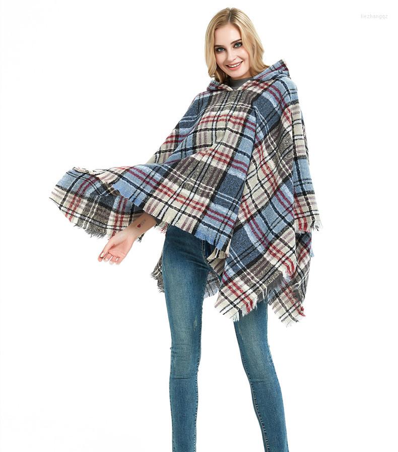 Scarves 2022 Pullover Cape Women Hooded Knitted Poncho Loop Yarn Wool Shawls Vintage Plaid Ponchos Fine Tassel Pashmina Warm
Scarves 2022 Pullover Cape Women Hooded Knitted Poncho Loop Yarn Wool Shawls Vintage Plaid Ponchos Fine Tassel Pashmina Warm