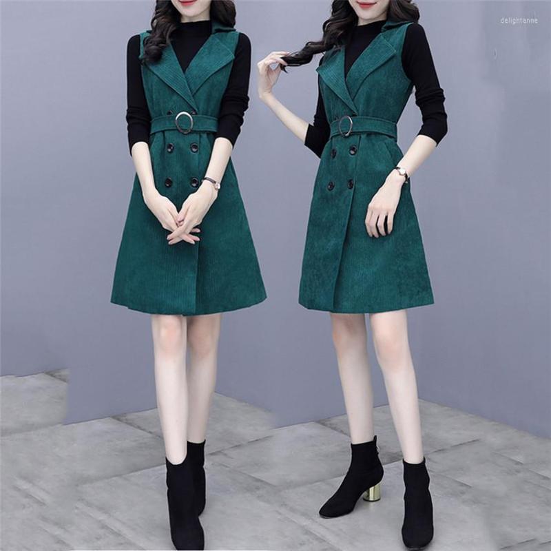 Women' Vests 2022 European Corduroy Waistcoat Women Sashes Vest Fashion Elegant Midi-long Office Lady Sleeveless Coat Jacket Outwear WZ1915, Green
Women' Vests 2022 European Corduroy Waistcoat Women Sashes Vest Fashion Elegant Midi-long Office Lady Sleeveless Coat Jacket Outwear WZ1915, Green