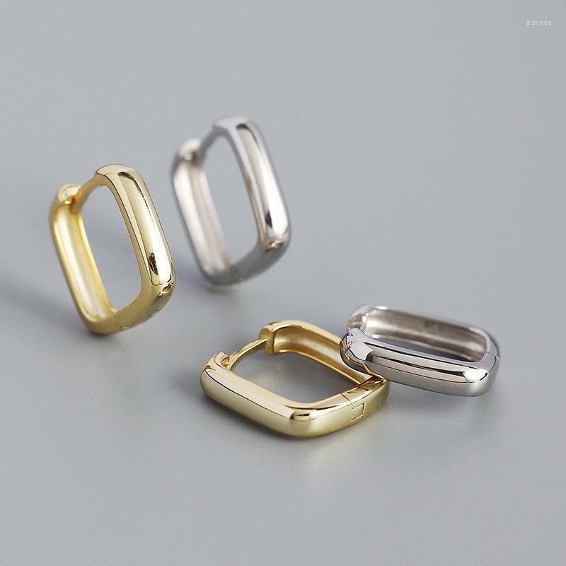 Hoop Earrings 925 Sterling Silver Earring Fashion Geometric Square Circle Ear Ring Simple Metal Style Temperament Woman Girl Jewelry
Hoop Earrings 925 Sterling Silver Earring Fashion Geometric Square Circle Ear Ring Simple Metal Style Temperament Woman Girl Jewelry