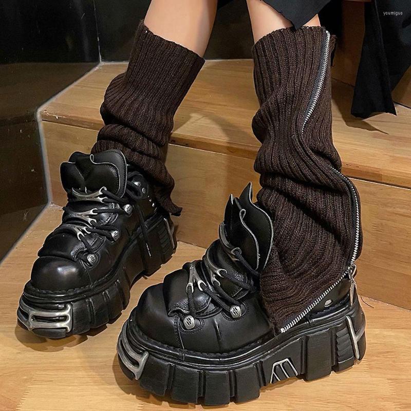 Women Socks 1Pair Punk Gothic Zipper Foot Sock Harajuku Vintage Leg Warmer Baggy Knee Sleeve Korean Style Hosiery, Black
Women Socks 1Pair Punk Gothic Zipper Foot Sock Harajuku Vintage Leg Warmer Baggy Knee Sleeve Korean Style Hosiery, Black