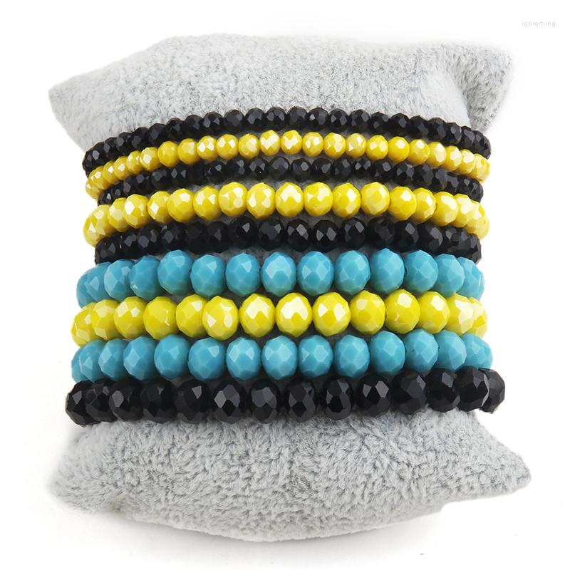 Strand RH Fashion Jewelry Beaded Bracelet Set 4 6 8 Mm 9pc Stack Multicolor Glass Crystal Bracelets For Women Gift
Strand RH Fashion Jewelry Beaded Bracelet Set 4 6 8 Mm 9pc Stack Multicolor Glass Crystal Bracelets For Women Gift