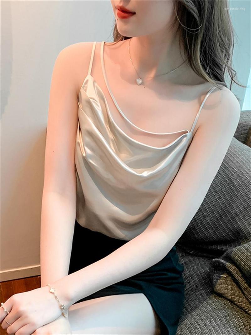 Women' Tanks Woman Summer Style Tank Tops Lady Casual Sleeveless Suspender V-Neck Silk Camisole SP1440, Beige
Women' Tanks Woman Summer Style Tank Tops Lady Casual Sleeveless Suspender V-Neck Silk Camisole SP1440, Beige