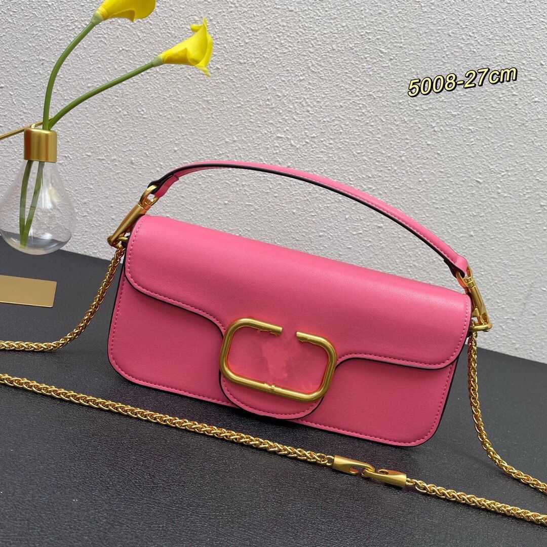 Women's Luxury Designer Handbags Shoulder Bags Tote New Top Texture Leather Gold Chain Cross-body Bag Multi-function Tote bags Gift Box Packaging Factory Direct Sales, Pink
Women's Luxury Designer Handbags Shoulder Bags Tote New Top Texture Leather Gold Chain Cross-body Bag Multi-function Tote bags Gift Box Packaging Factory Direct Sales, Pink