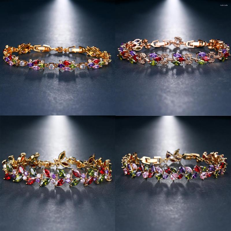 Link Bracelets SUGO 2022 Summer Fashion Luxury Beautiful Colorful Zirconia For Charming Women Sweet Valentine's Day Present
Link Bracelets SUGO 2022 Summer Fashion Luxury Beautiful Colorful Zirconia For Charming Women Sweet Valentine's Day Present