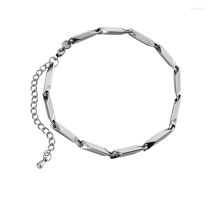 Link Bracelets Titanium Steel Bamboo Bracelet Chain Stainless Seed Shape Creative Friend Jewelry Gifts
Link Bracelets Titanium Steel Bamboo Bracelet Chain Stainless Seed Shape Creative Friend Jewelry Gifts