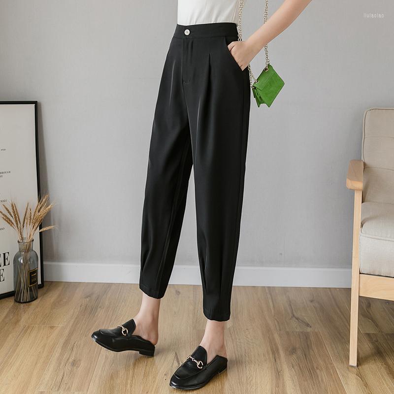 Women' Pants Casual Ankle-Length Women Autumn Stretch High Waist Harem Fashion Slim Fit Solid Trouser Loose Female Thin Pant 273e, Beige
Women' Pants Casual Ankle-Length Women Autumn Stretch High Waist Harem Fashion Slim Fit Solid Trouser Loose Female Thin Pant 273e, Beige