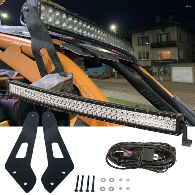 All Terrain Wheels 50Inch 288W Curved LED Light Bar With Upper Roof Mounting Brackets For Can-am Maverick X3 2022
All Terrain Wheels 50Inch 288W Curved LED Light Bar With Upper Roof Mounting Brackets For Can-am Maverick X3 2022