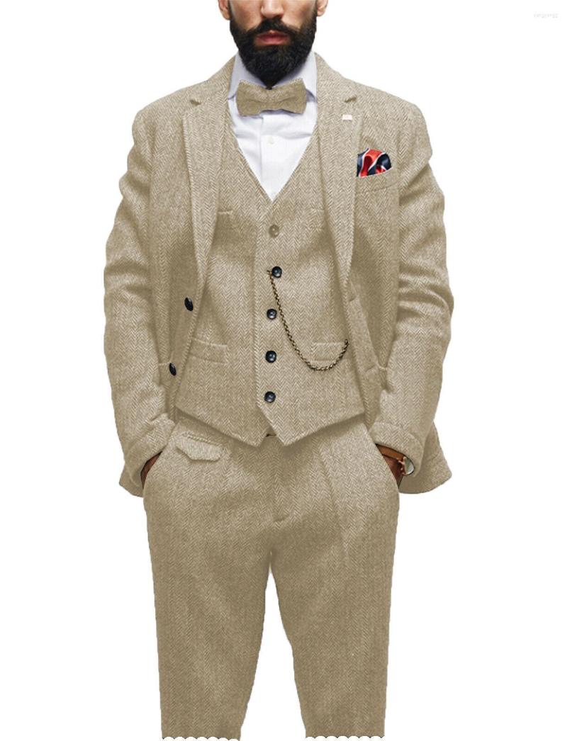 Men's Suits Men's 3 Piece Single Breasted Herringbone Multi Pocket Waistcoat Jacket Wool Vintage Blazer Set Prom Groomsmen Tuxedo, Black
Men's Suits Men's 3 Piece Single Breasted Herringbone Multi Pocket Waistcoat Jacket Wool Vintage Blazer Set Prom Groomsmen Tuxedo, Black