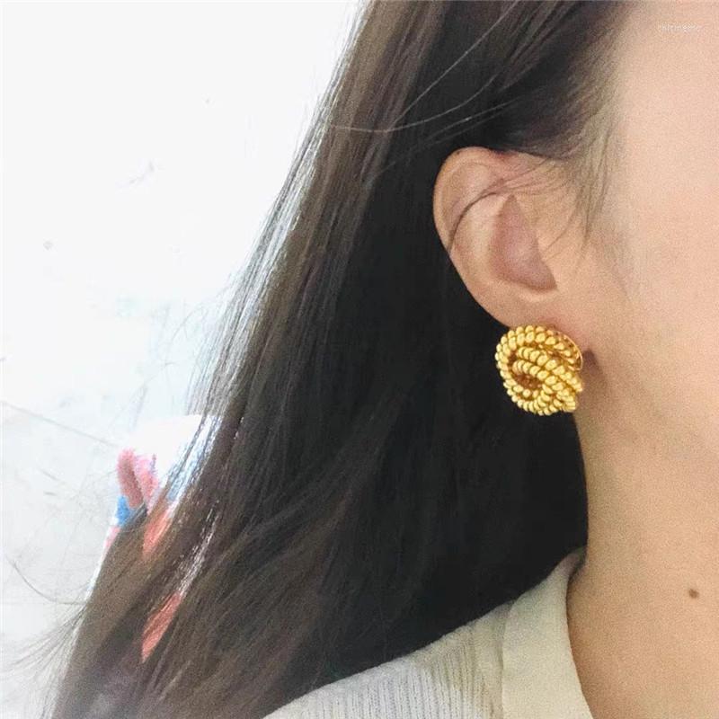 Stud Earrings Boho Handmade Beads Mesh Circle For Women Golden Statement Earring Female Punk Brincos Wholesale 2022
Stud Earrings Boho Handmade Beads Mesh Circle For Women Golden Statement Earring Female Punk Brincos Wholesale 2022