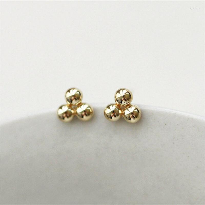 Stud Earrings 14K Gold Filled Triple Ball Tarnish Resistant Dainty Jewelry For Women Simple Waterproof
Stud Earrings 14K Gold Filled Triple Ball Tarnish Resistant Dainty Jewelry For Women Simple Waterproof
