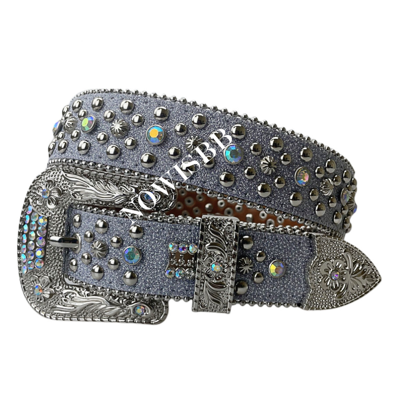 Punk Dark Rhinestone Belts Women Designer Leather Strap Diamond Bing Belts Western Cowboy Y2K E Girls Fashion Belt For Jeans Men, With logo
Punk Dark Rhinestone Belts Women Designer Leather Strap Diamond Bing Belts Western Cowboy Y2K E Girls Fashion Belt For Jeans Men, With logo