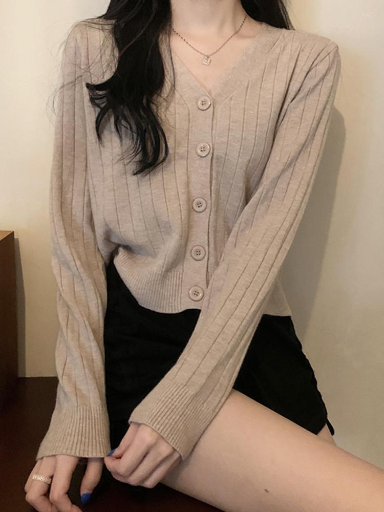 Women's Polos Spring Knitting Solid Color Polo Long Sleeve Women 2022 Fashion V-neck Single Breasted Cardigan Loose T Shirt Top Femme
Women's Polos Spring Knitting Solid Color Polo Long Sleeve Women 2022 Fashion V-neck Single Breasted Cardigan Loose T Shirt Top Femme