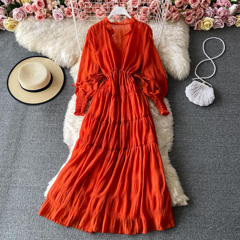 Casual Dresses High Quality Spring Summer Dress 2022 Beach Maxi For Women Long Sleeve Female Vestido De Mujer Pph4628, White
Casual Dresses High Quality Spring Summer Dress 2022 Beach Maxi For Women Long Sleeve Female Vestido De Mujer Pph4628, White