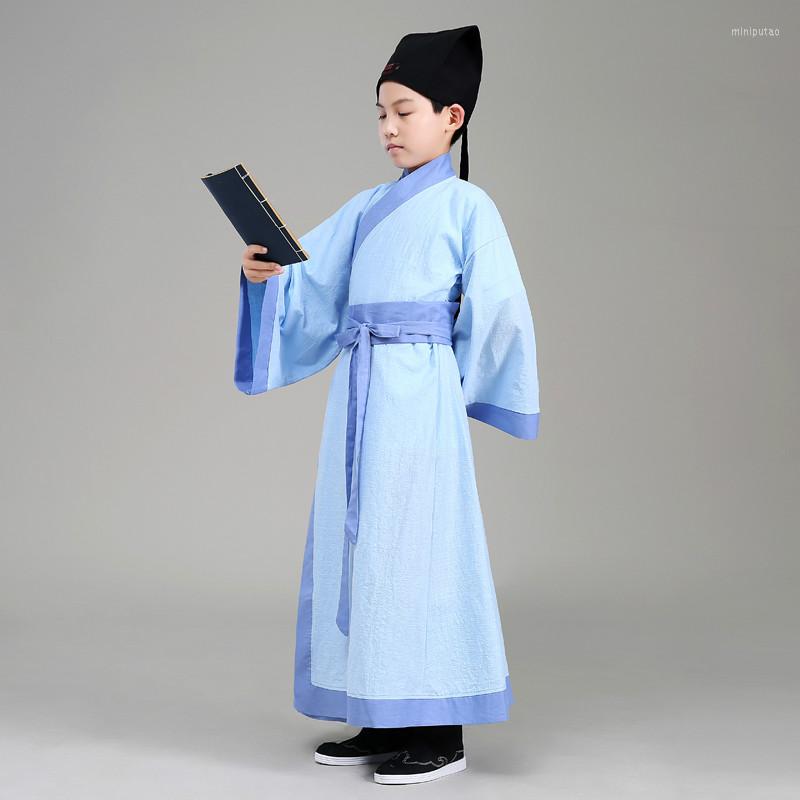 Stage Wear Boy Children Traditional Hanfu Costume Chinese Scholar Ancient Folk Hig Quality Kids Student Clothes 18, Blue
Stage Wear Boy Children Traditional Hanfu Costume Chinese Scholar Ancient Folk Hig Quality Kids Student Clothes 18, Blue