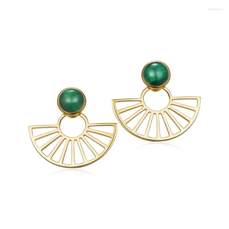 Stud Earrings Natural Malachite Detachable Earring Pure 925 Sterling Silver Crystal Women Wedding Party Shell Shape Gold Plated
Stud Earrings Natural Malachite Detachable Earring Pure 925 Sterling Silver Crystal Women Wedding Party Shell Shape Gold Plated