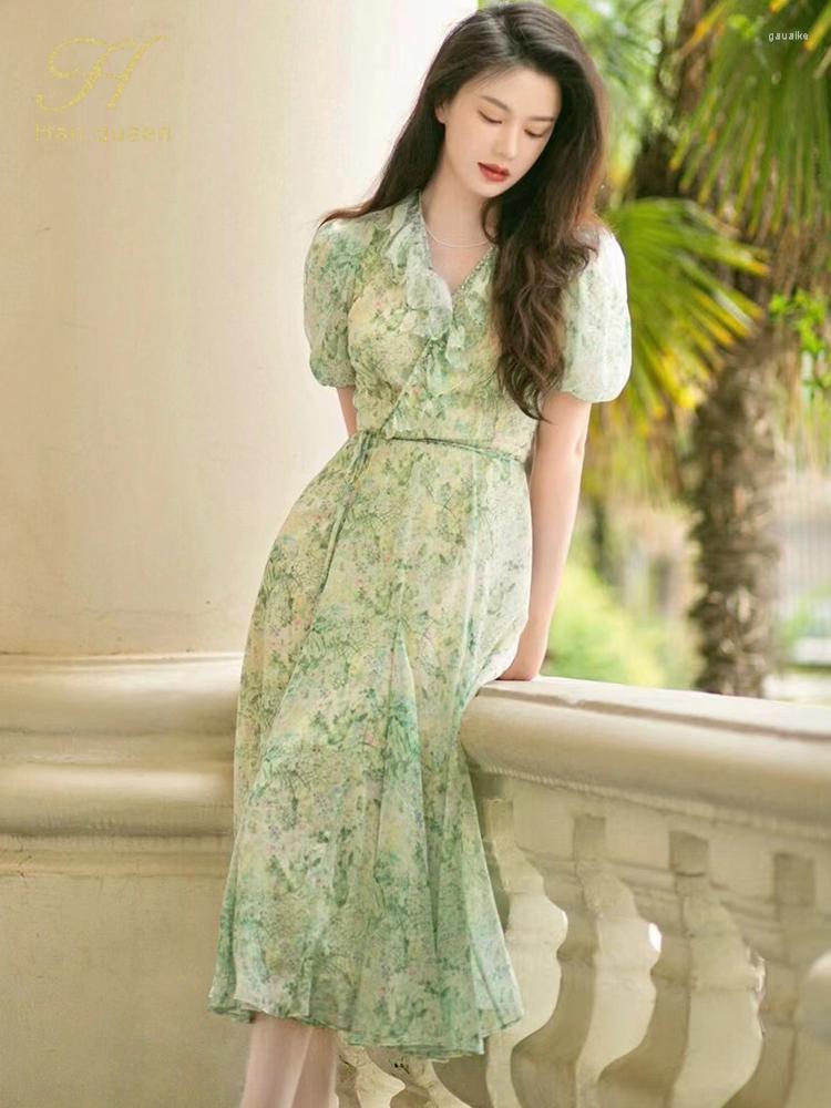 Party Dresses H Han Queen V-Neck Lantern Sleeve Vintage Elegant Sexy Vestidos 2022 Summer A-Line Business Women Casual Dress, Green
Party Dresses H Han Queen V-Neck Lantern Sleeve Vintage Elegant Sexy Vestidos 2022 Summer A-Line Business Women Casual Dress, Green