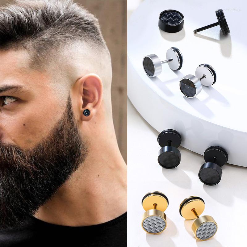 Stud Earrings Punk Stainless Steel Trendy Male Personality 8mm Barbell Round Hip Hop Party Jewelry
Stud Earrings Punk Stainless Steel Trendy Male Personality 8mm Barbell Round Hip Hop Party Jewelry